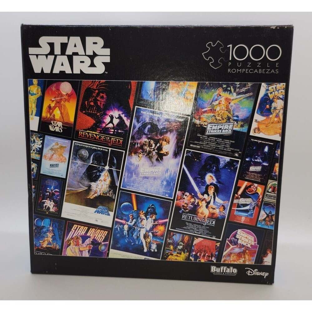 BUFFALO Games Star Wars Collage: Original Trilogy Posters - 1000 Piece Jigsaw